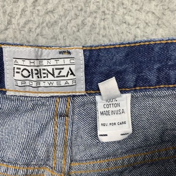 Forenza Jeans Womens 12 Vintage Blue High Waisted Mom Tapered Leg Retro USA - Picture 10 of 16